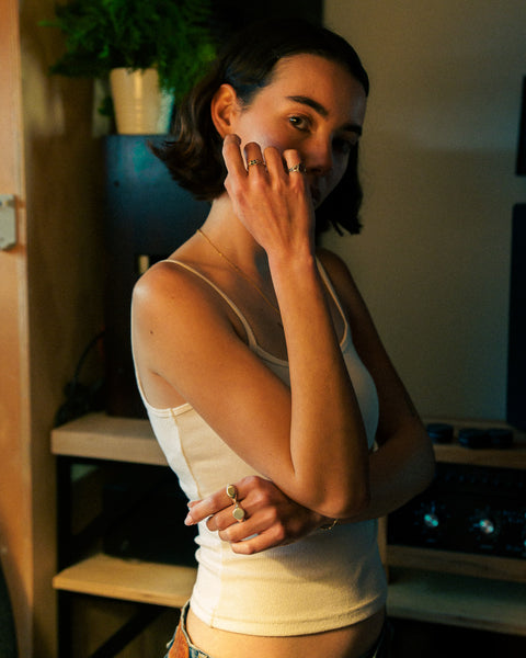 Slim Asterism — September wearing photograph.