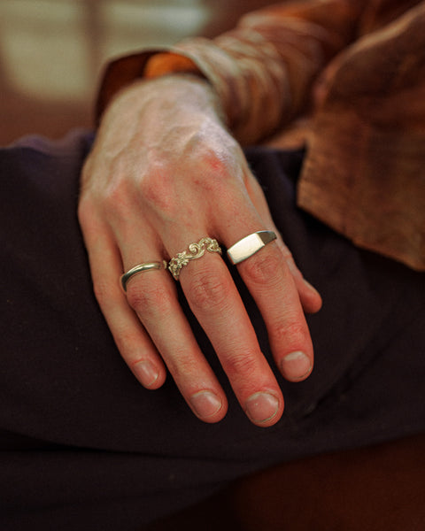 Scrollwork — September wearing photograph.