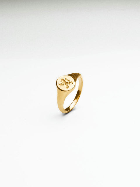 Scotch College 2026 Slim Signet — 14ct yellow gold